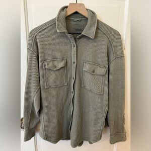 Aerie LumberJane Waffle Shirt XS